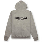 Fear of God ESSENTIALS SS22 hoodie in Dark Oatmeal, additional product view