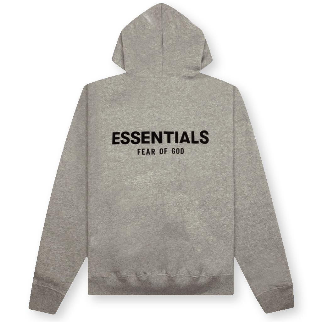 Fear of God ESSENTIALS SS22 hoodie in Dark Oatmeal, additional product view
