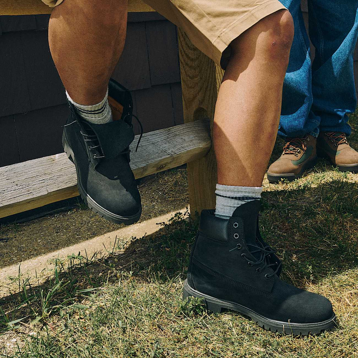 Timberland Premium 6-Inch Waterproof Boot Black side